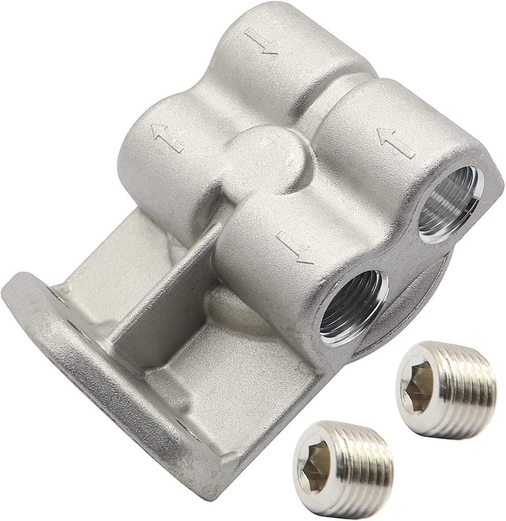 24770 Diesel Fuel Filter Remote Mount Base Fit For CAT 1R-0749 1R-0750 US