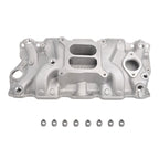Aluminum Dual Plane Intake Manifold Fit for Chevy 350 1955-1995 Small Block