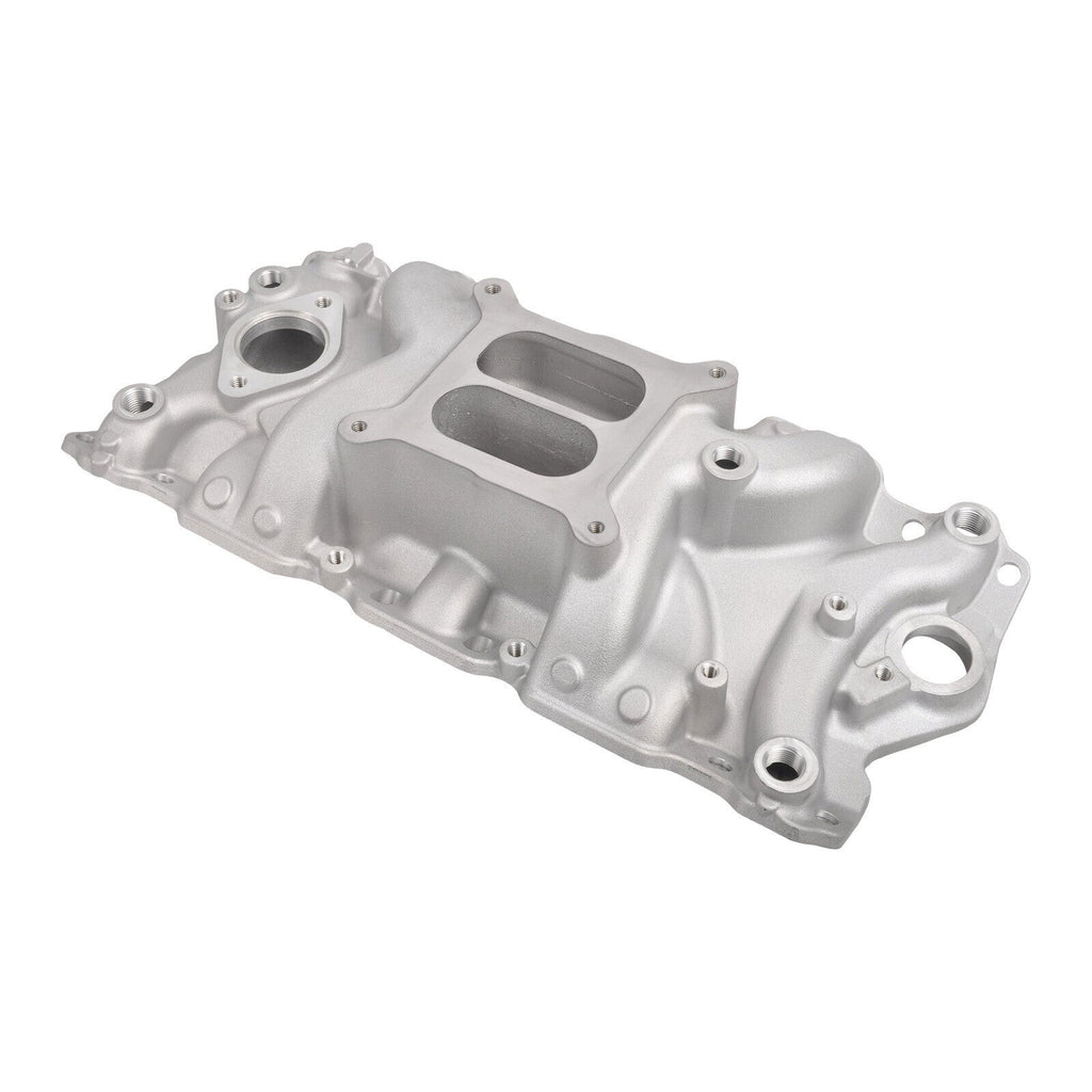 Aluminum Dual Plane Intake Manifold Fit for Chevy 350 1955-1995 Small Block