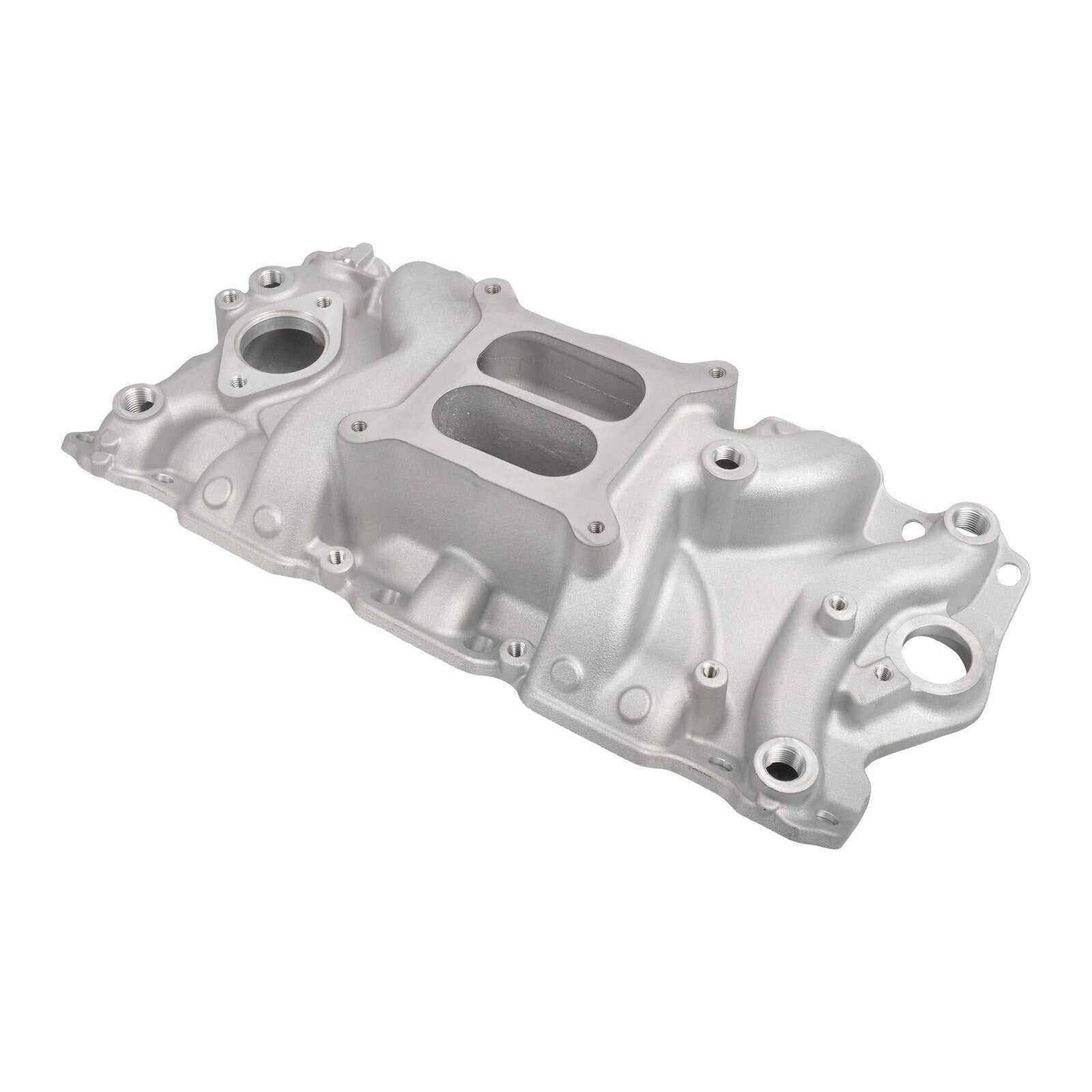 Aluminum Dual Plane Intake Manifold Fit for Chevy 350 1955-1995 Small Block