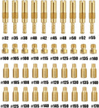 40pcs Carburetor Main Jet Slow Pilot Jet Kit for PWK Keihin OKO CVK Carb Gold