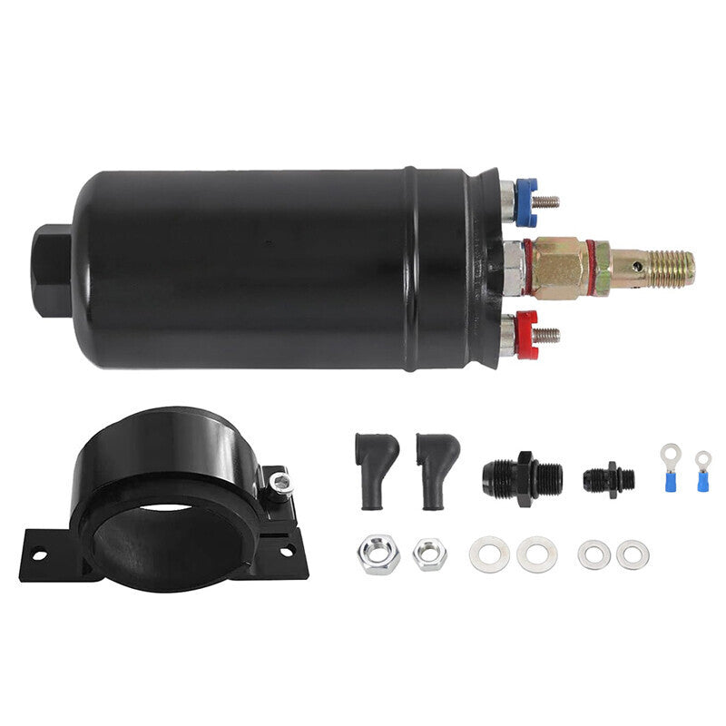Universal External Fuel Pump 380LPH High Flow 0580254044 with Mounting Bracket