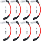 High Performance 8x Spark Plugs & 8x Wires Set for Chevy GMC 4.8L 5.3L 6.0L V8