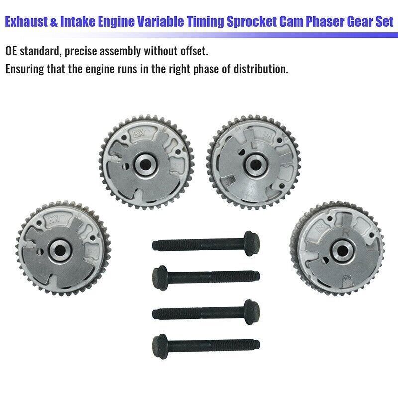 Complete Kit Timing Chain VVT Cam For GMC Acadia SLT Sport Utility 4-Door 3.6L