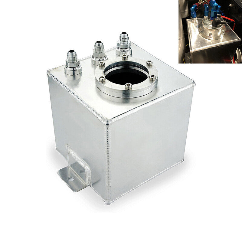 2L Car Fuel Swirl Surge Pot Tank Aluminium Alloy Tank for 044 Fuel Pump