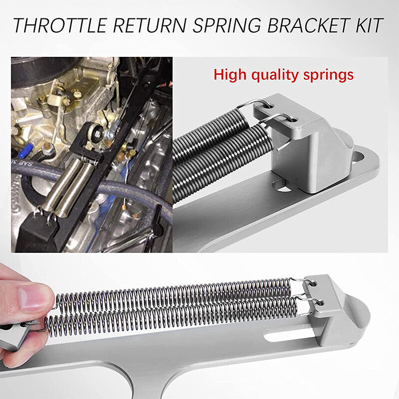 Aluminum Throttle Cable Carb Bracket Fit For Holley 4150 4160 Carb 350 400 SBC S