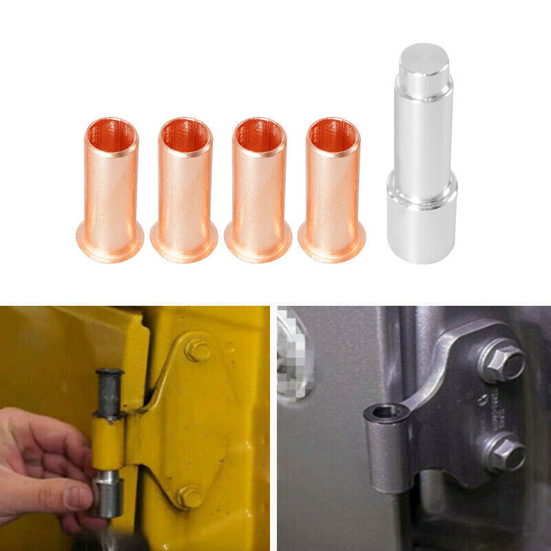 Door Hinge Pin Liners Bushings Replacement Kit For Jeep Wrangler JK 2007-2019