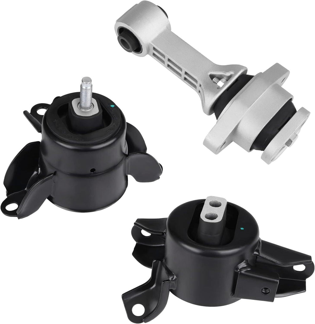 For Hyundai Accent Elantra Kia Forte Rio Automatic 3x Engine Motor & Trans Mount