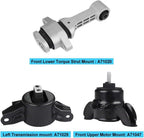 For Hyundai Accent Elantra Kia Forte Rio Automatic 3x Engine Motor & Trans Mount