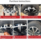 4X 16" Inch Wheel Covers Snap On Full Hub Caps Fit for R16 Tire & Steel Rim