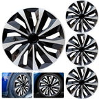 4X 16" Inch Wheel Covers Snap On Full Hub Caps Fit for R16 Tire & Steel Rim