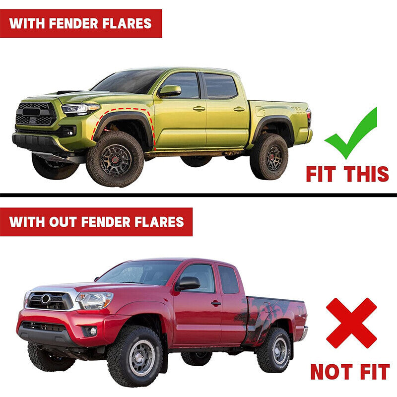 4x Front & Rear Splash Guards Mud Flaps For Nissan Frontier 2005-2022 Pickup