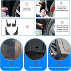 4x Front & Rear Splash Guards Mud Flaps For Nissan Frontier 2005-2022 Pickup