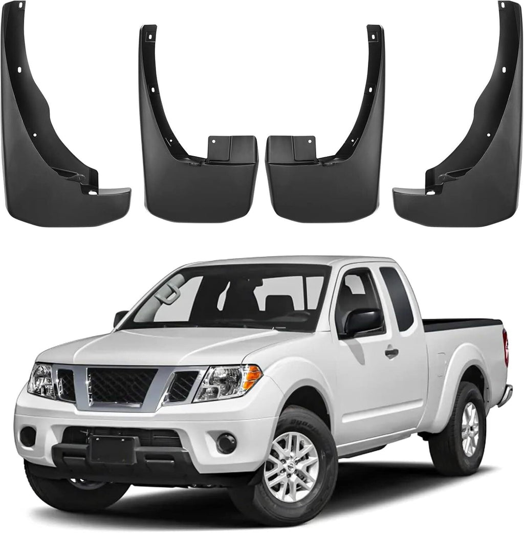 4x Front & Rear Splash Guards Mud Flaps For Nissan Frontier 2005-2022 Pickup