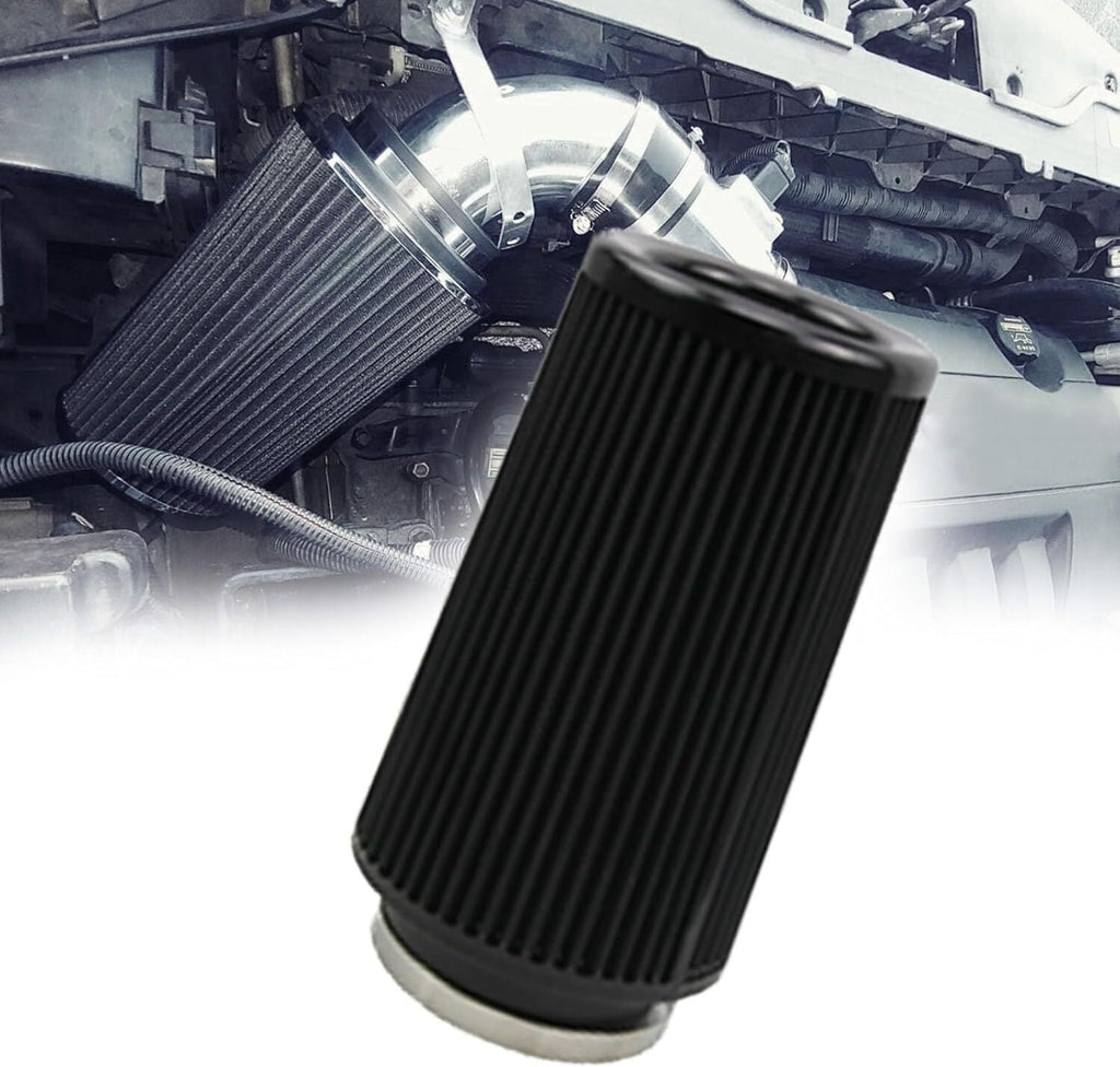 4" Inlet Truck Filter Air Dry High Flow Clamp-On Round Cone Air Intake Kit