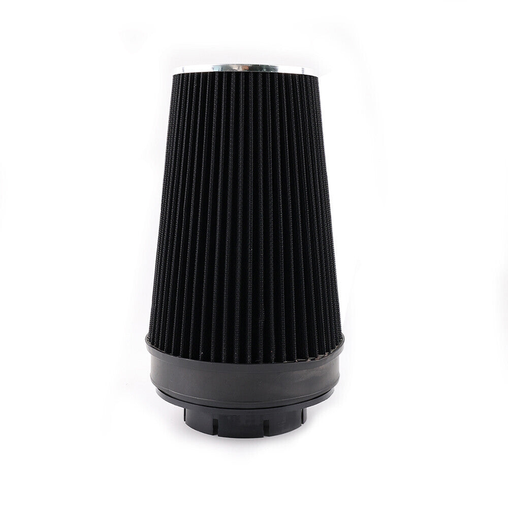 4" Inlet Truck Filter Air Dry High Flow Clamp-On Round Cone Air Intake Kit