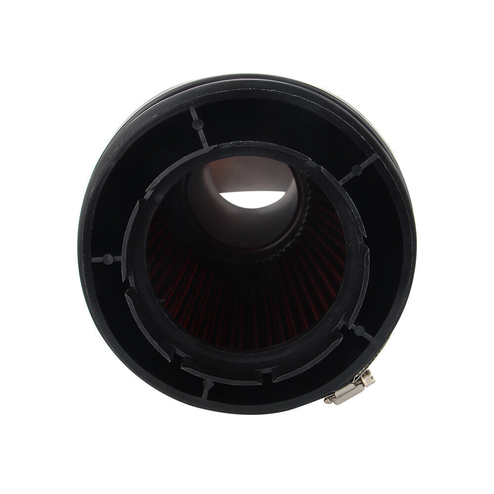 4" Inlet Truck Filter Air Dry High Flow Clamp-On Round Cone Air Intake Kit