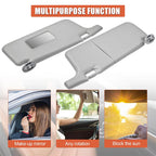 2pcs Interior Sun Visor Gray For 1996-2001 Honda Civic LHD CX DX EX EXR Sunvisor