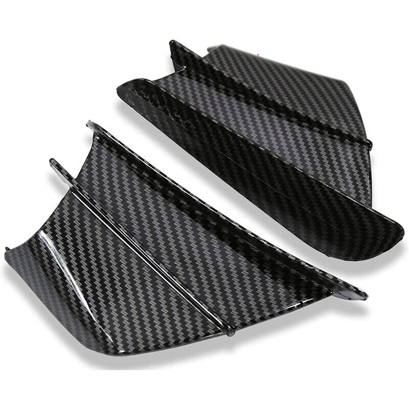2 Pcs Motorcycle Front Side Spoiler Fixed Wind Wings For YAMAHA R15 R25 R3 R6 R1