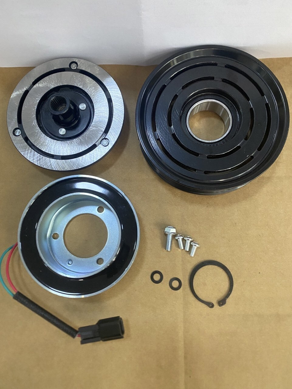 A/C AC Compressor Clutch Assembly Kit For Nissan Rogue 2.5L 2008-2015 92660JM01B