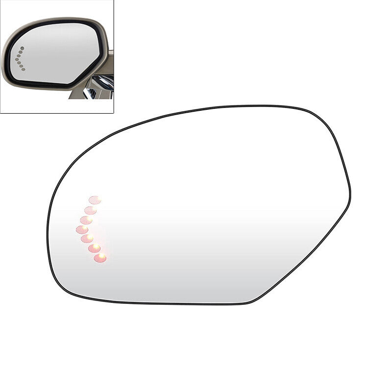 Mirror Glass Heated Signal Driver For 07-13 Cadillac Chevrolet Tahoe GM1324138