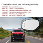 Mirror Glass Heated Signal Driver For 07-13 Cadillac Chevrolet Tahoe GM1324138