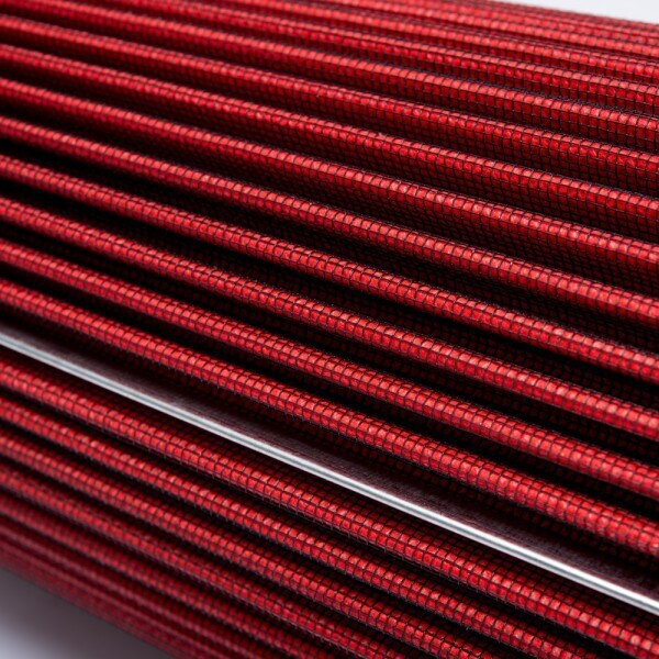 4" RED Truck Long Performance High Flow Cold Air Intake Cone Dry Filter