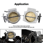 102mm Throttle Body +TPS IAC + Throttle Cable Bracket For LS1 LS2 LS3 LS6 Sliver