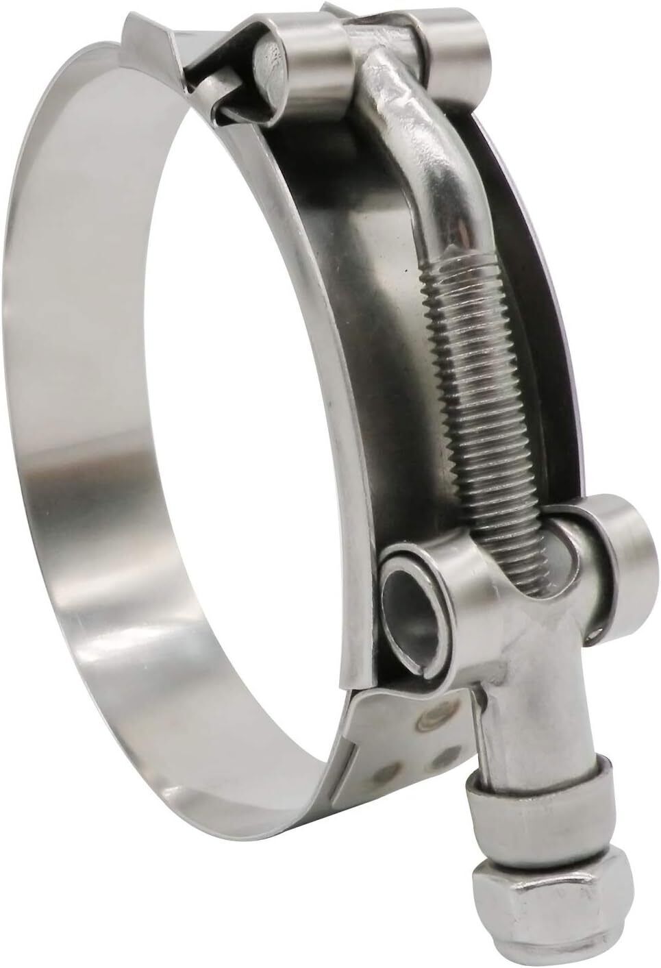 2 PCS 3.5" T-Bolt Hose Clamp Stainless Steel  95 - 103mm Turbo Intake Intercoole