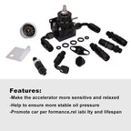 Tucked K Swap Fuel Line System Kit Fit For K20 K24 DC2 EG EK Civic Integra AN6