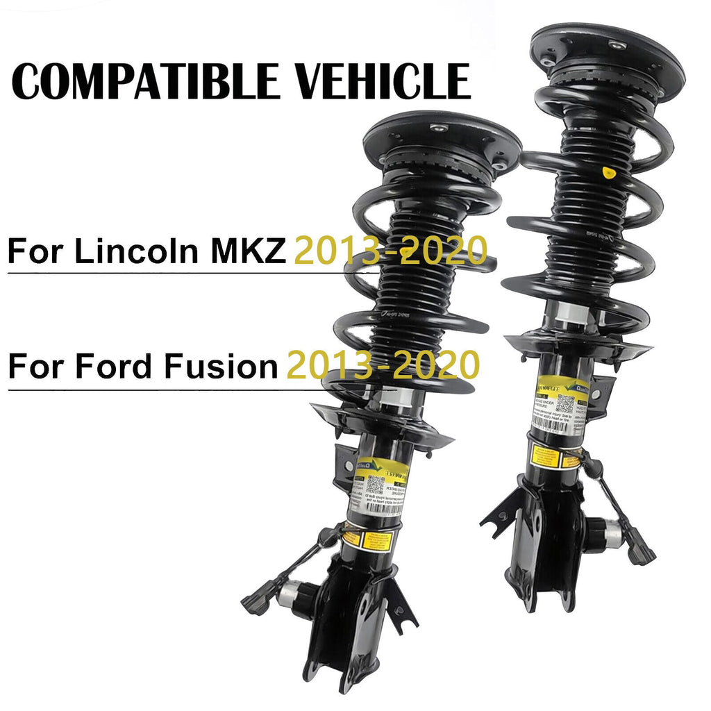 4x For Lincoln MKZ 2013-2020 Front Rear Shock Absorber Struts Assys Electric GAS