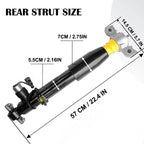 4x For Lincoln MKZ 2013-2020 Front Rear Shock Absorber Struts Assys Electric GAS
