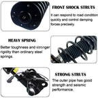 4x For Lincoln MKZ 2013-2020 Front Rear Shock Absorber Struts Assys Electric GAS