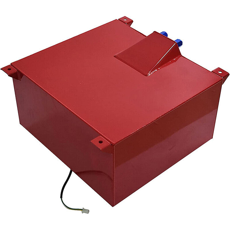 8 Gallon 30L Fuel Cell Gas Tank Aluminum Racing Street Drift with Level Sender