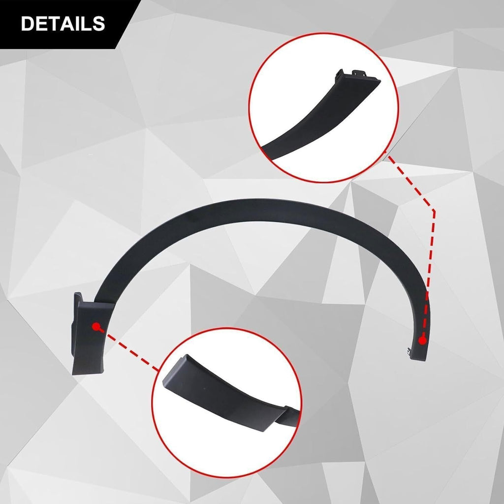 Fit For 2017-2022 Honda CRV CR-V Front Fender Flare Molding Trim Right+Left Side