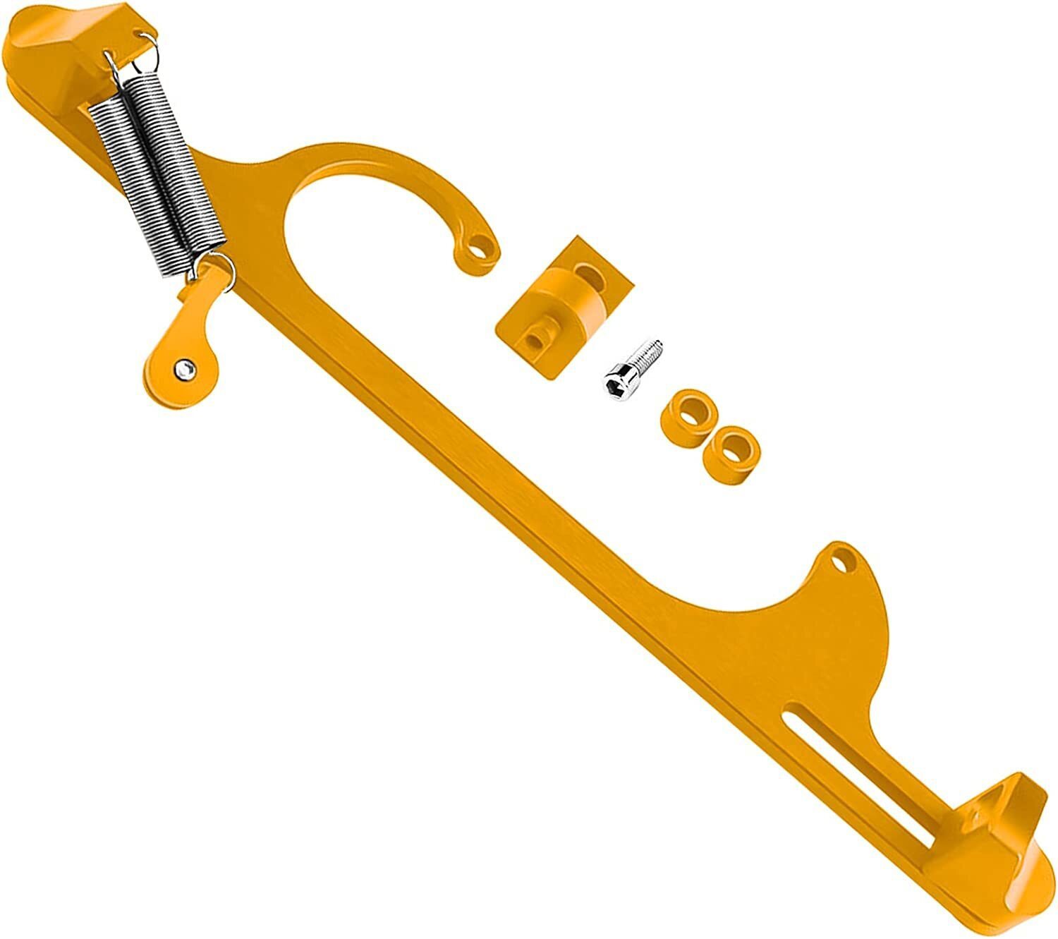 Gold Throttle Cable Carb Bracket Carburetor 307 350 SBC For Holley 4150 4160 New