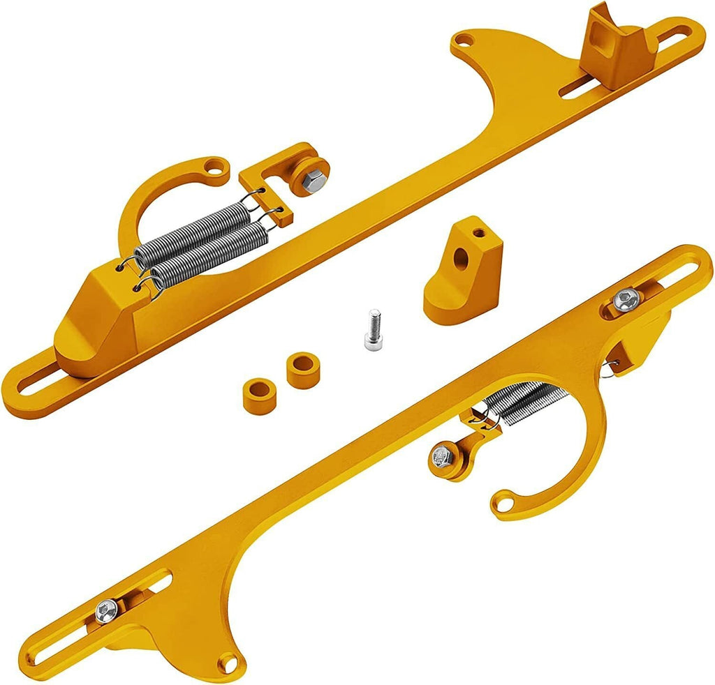 Gold Throttle Cable Carb Bracket Carburetor 307 350 SBC For Holley 4150 4160 New