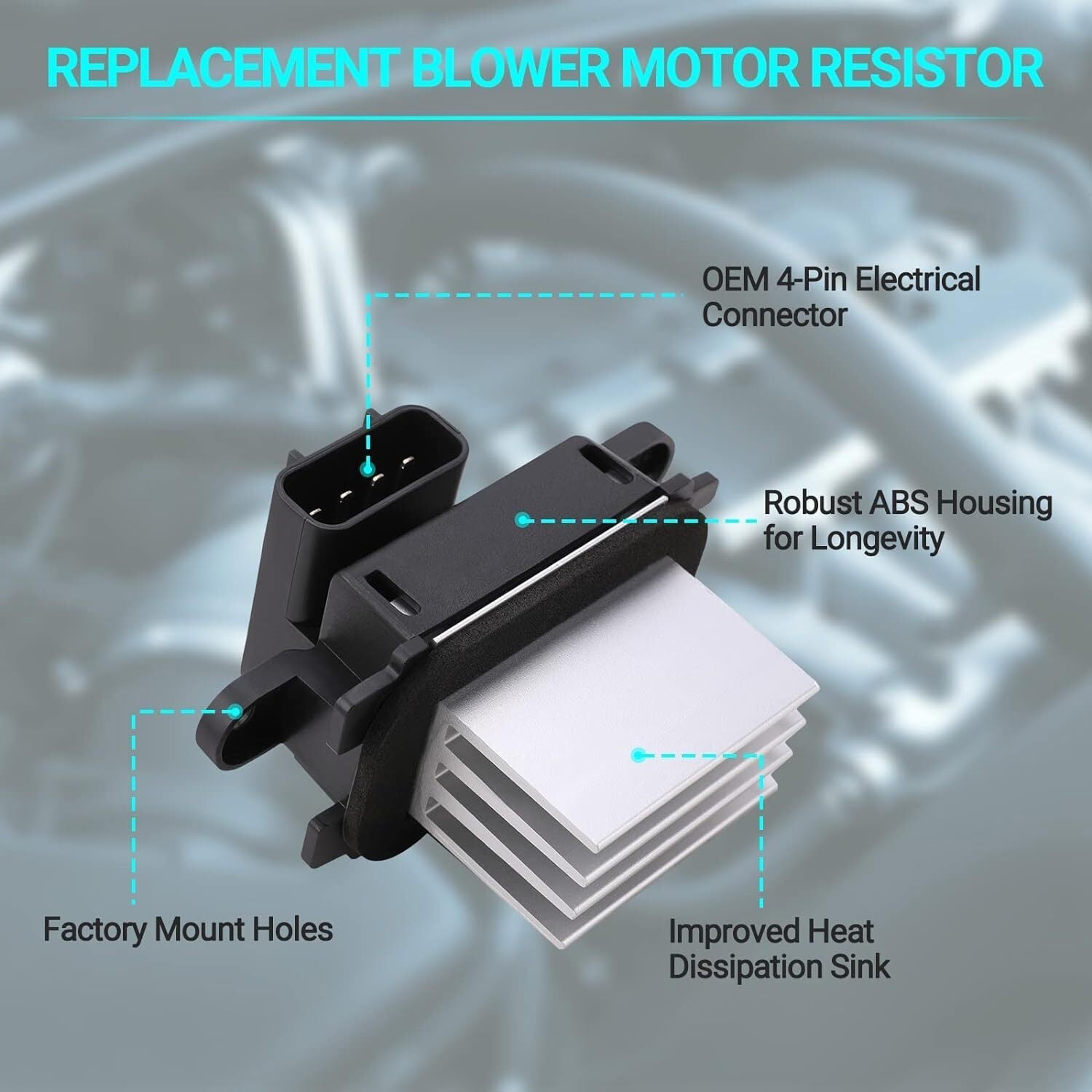 Heater Fan HVAC AC Blower Motor Resistor Control Module For Ford F150 Navigator