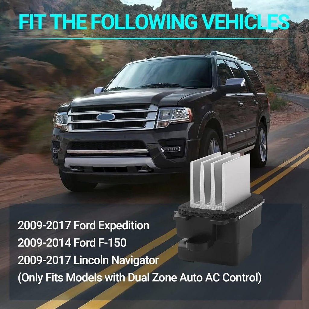 Heater Fan HVAC AC Blower Motor Resistor Control Module For Ford F150 Navigator