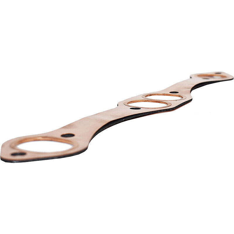 Oval Port Copper Header Exhaust Gaskets For Small Block SBC Chevrolet 262 267 28