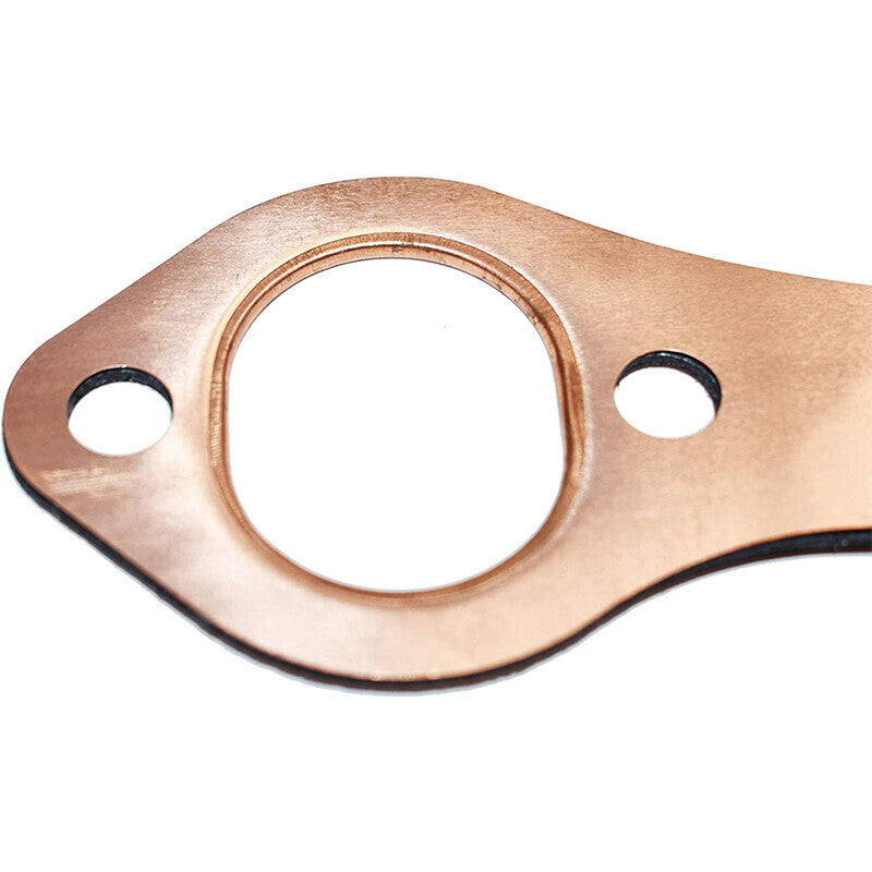 Oval Port Copper Header Exhaust Gaskets For Small Block SBC Chevrolet 262 267 28