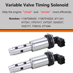 2PCS Variable Timing Solenoid Control Valve VVT For 2007-2013 BMW X5 3.0si NEW