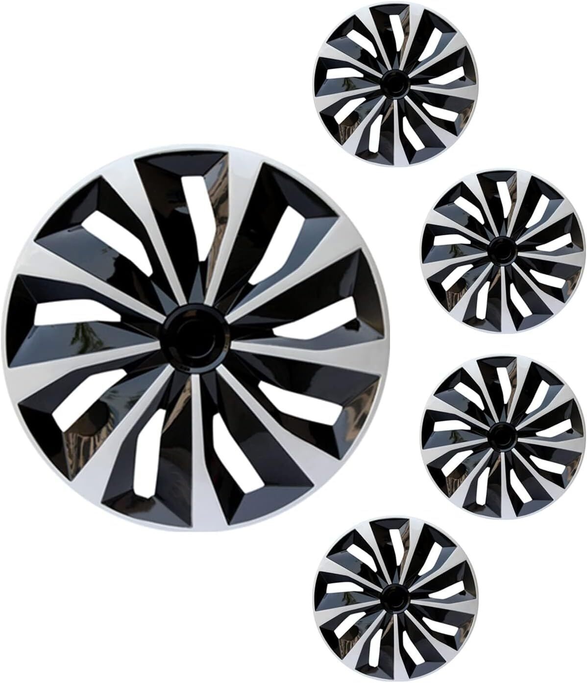 NEW 16" Set of 4 Snap On Full Hub Caps Wheel Covers for R16 Tire & Steel Rim US