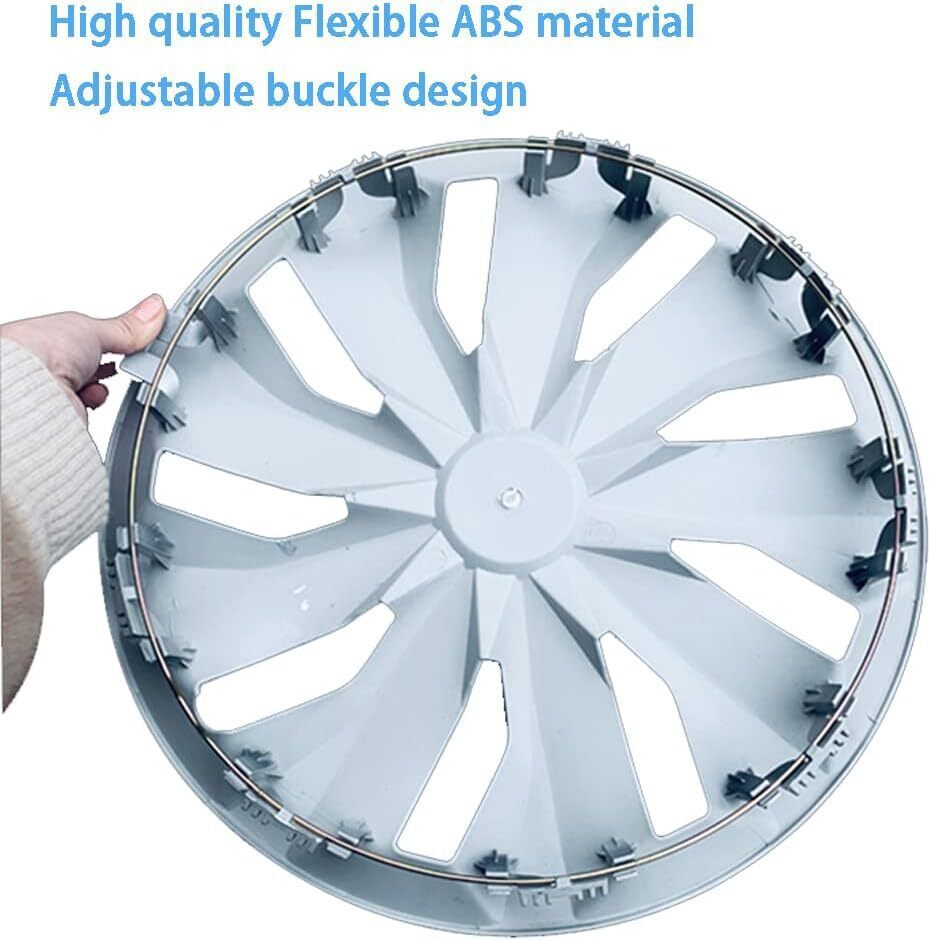 NEW 16" Set of 4 Snap On Full Hub Caps Wheel Covers for R16 Tire & Steel Rim US