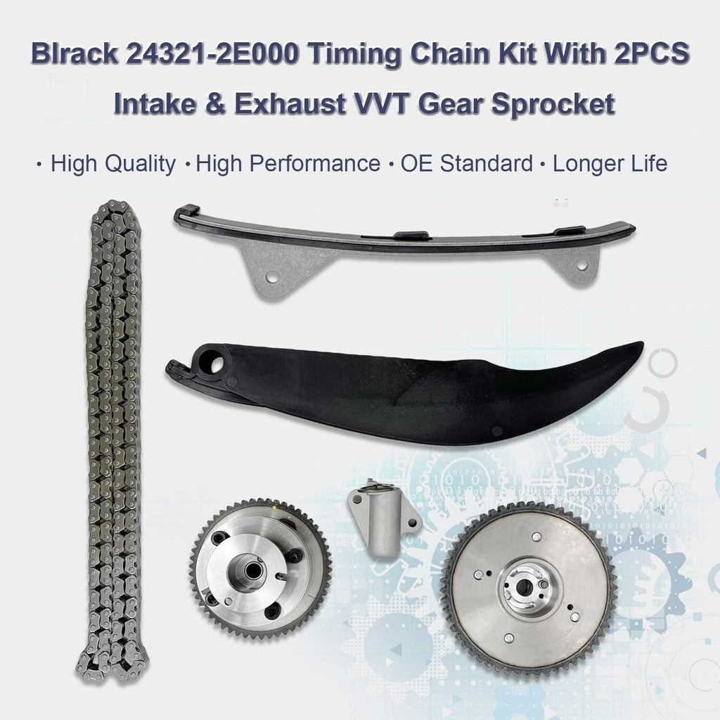 Timing Chain Kit w/ VVT Camshaft Gear for Hyundai Elantra Kona 2.0L 2017-2021