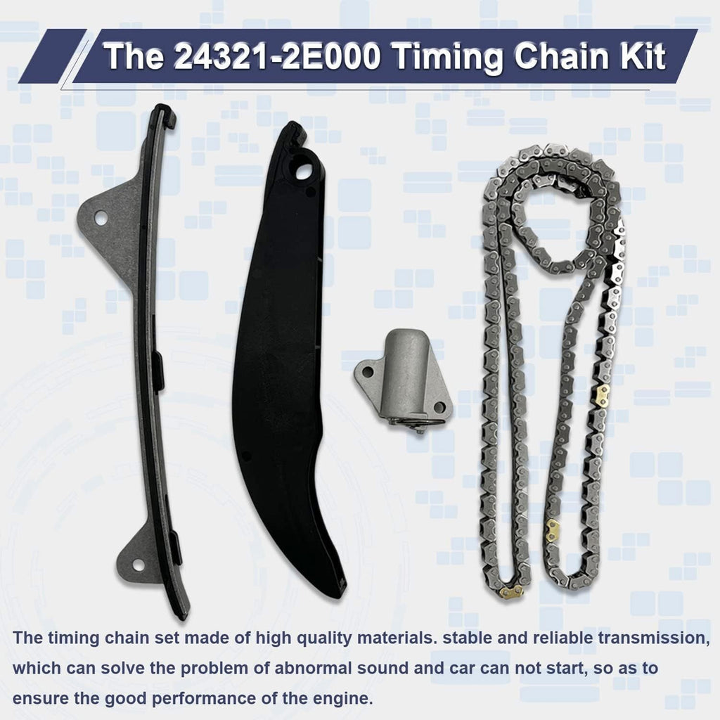 Timing Chain Kit w/ VVT Camshaft Gear for Hyundai Elantra Kona 2.0L 2017-2021