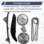 Timing Chain Kit w/ VVT Camshaft Gear for Hyundai Elantra Kona 2.0L 2017-2021
