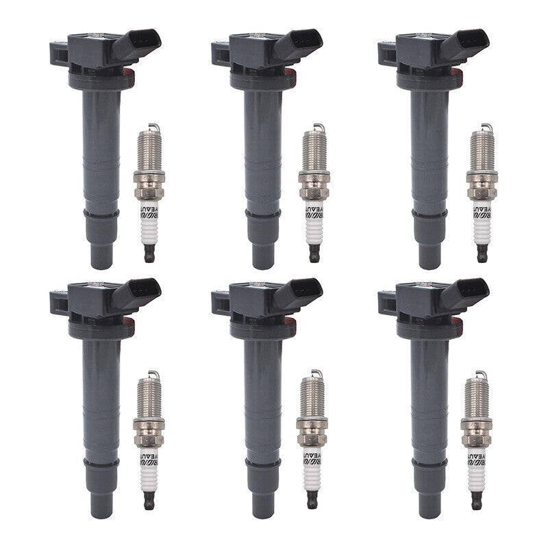 6 Ignition Coil & Iridium Spark Plug Set Fit For ToyotaTacoma 4Runner 4.0L UF495
