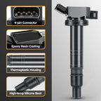 6 Ignition Coil & Iridium Spark Plug Set Fit For ToyotaTacoma 4Runner 4.0L UF495