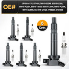 6 Ignition Coil & Iridium Spark Plug Set Fit For ToyotaTacoma 4Runner 4.0L UF495